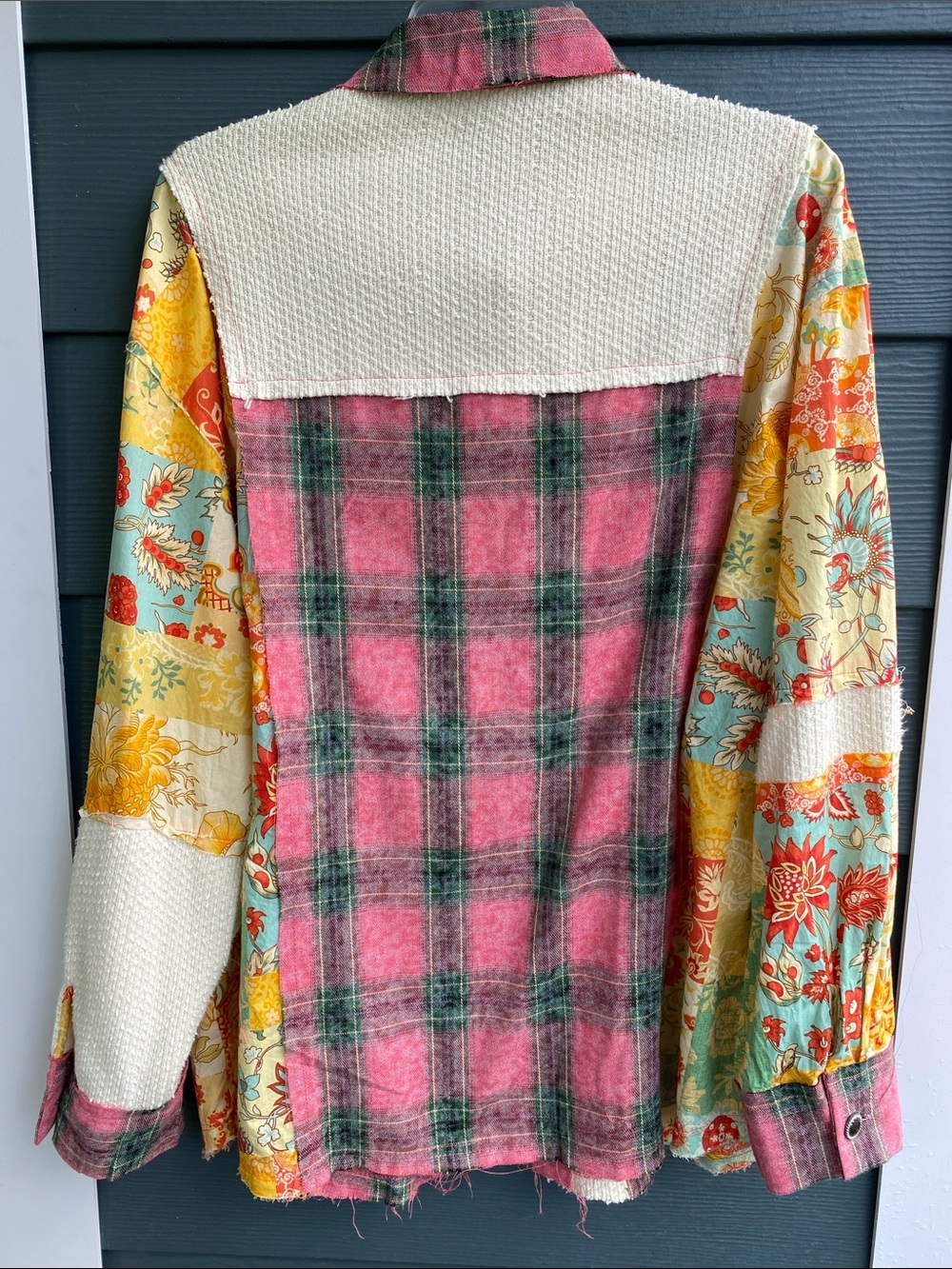 POL Patchwork Button Up - Picture 9 of 9